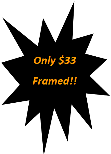 Explosion 1: Only $33
Framed!!