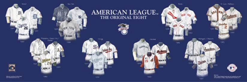 Description: Description: Description: Description: Description: Description: AL Original Eight Jerseys   Horizontal Print