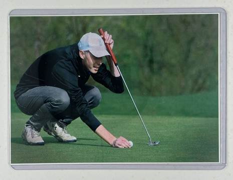 golfer pic in sleeve